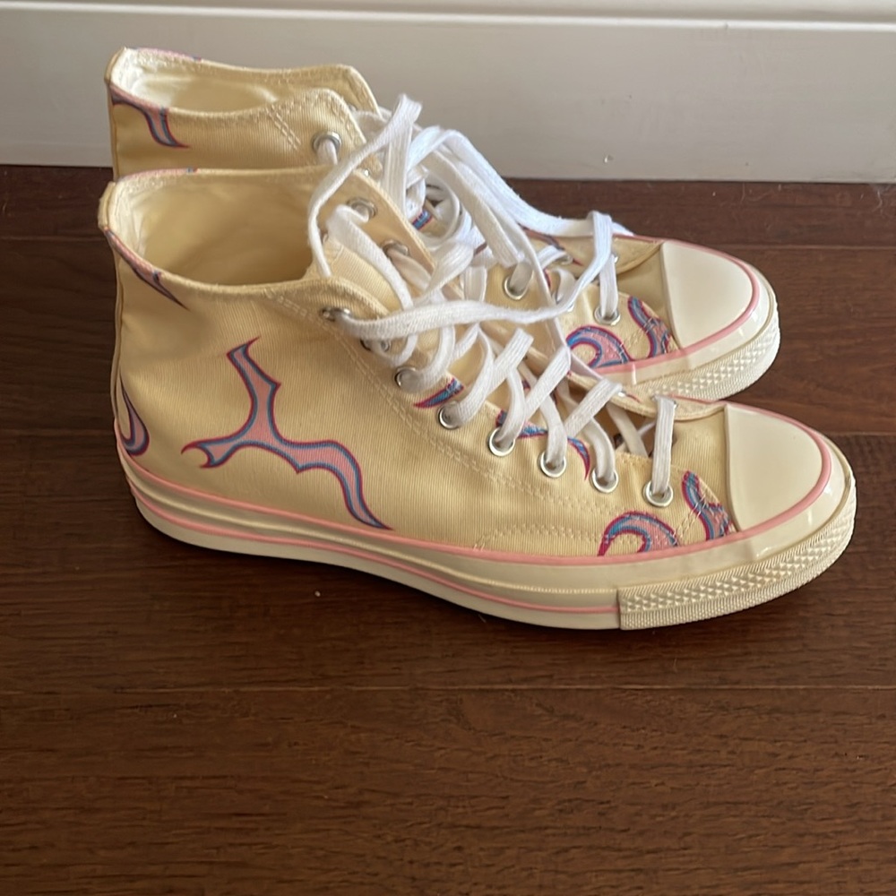 Golf Le Fleur Converse Pink Flame size 9